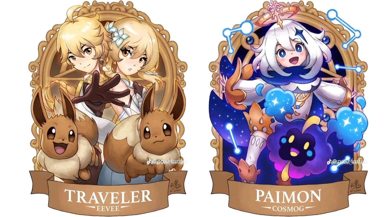 Sẽ như thế nào khi các nhân vật Genshin Impact lạc vào thế giới của Pokemon?