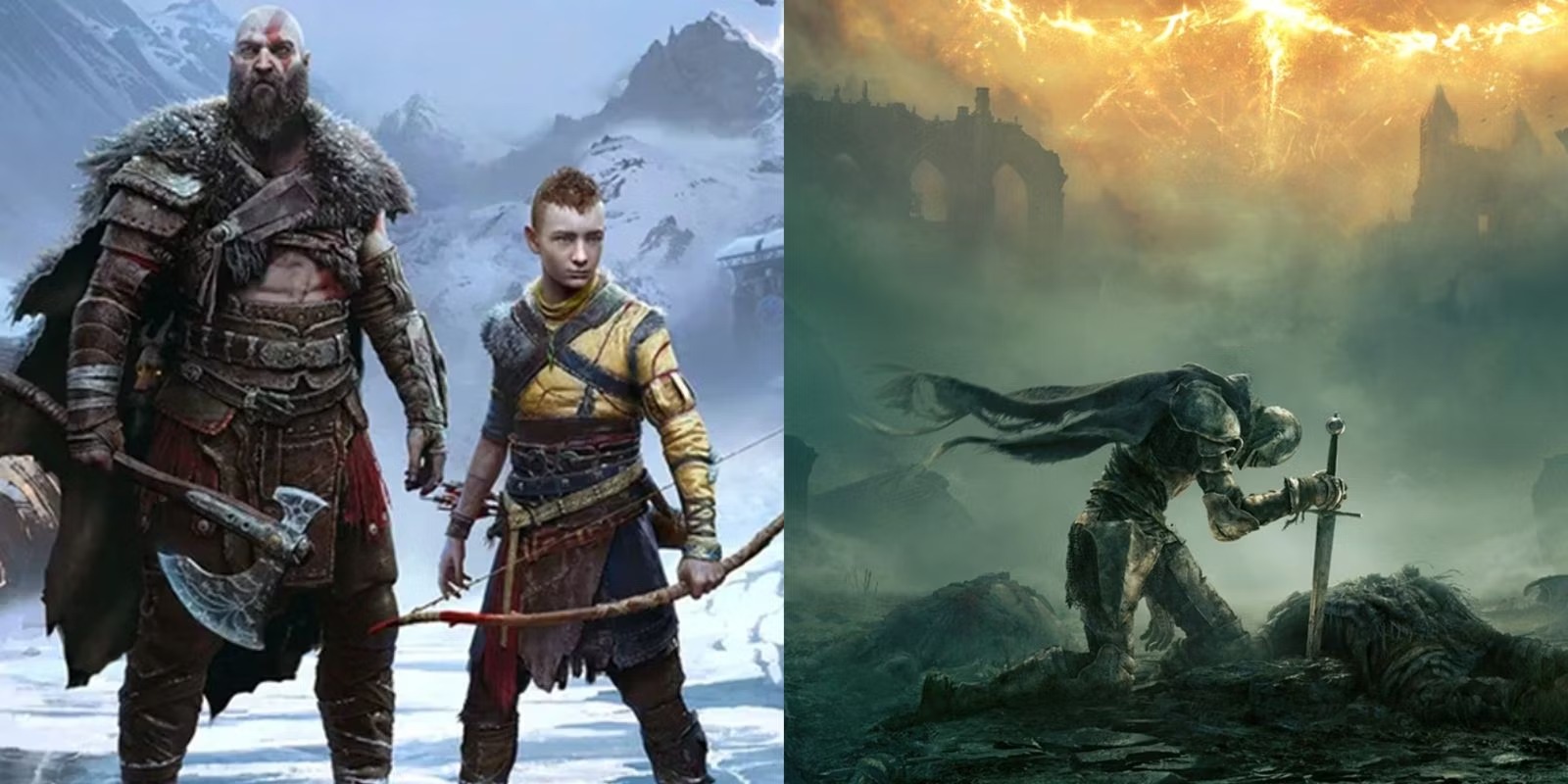 God of War Ragnarok đối đầu Elden Ring: Ai sẽ thắng lớn tại The Game Awards 2022?