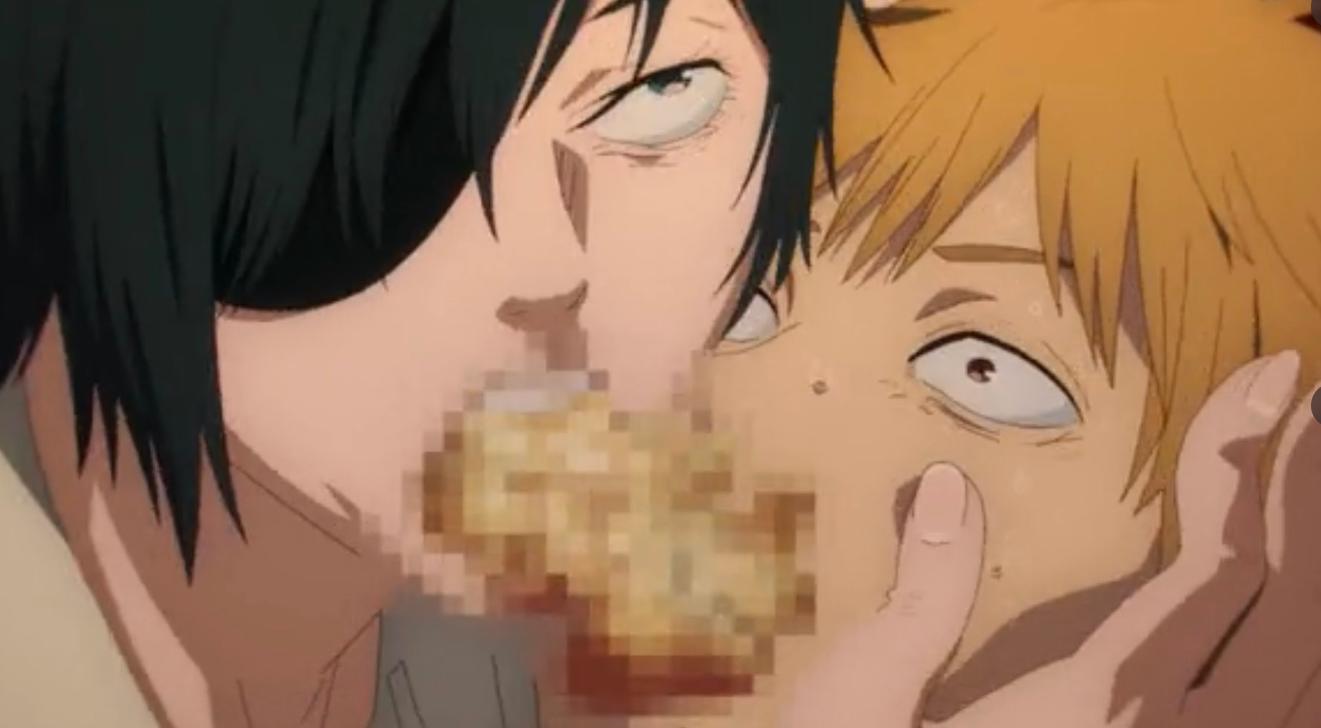 Fan Người Cưa mừng thầm vì phân cảnh bị censored trong anime Chainsaw Man tập 7!