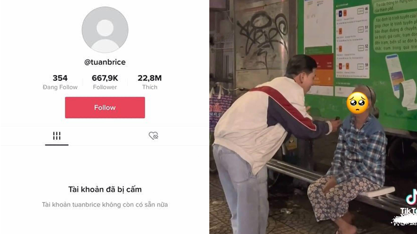 Kênh của nam TikToker gây tranh cãi bị khóa vĩnh viễn sau video từ thiện phản cảm