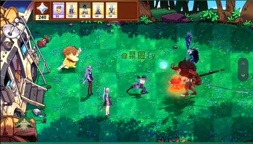 Hài hước khi các nhân vật Genshin Impact quẫy tung nóc trong thế giới Plants vs Zombies