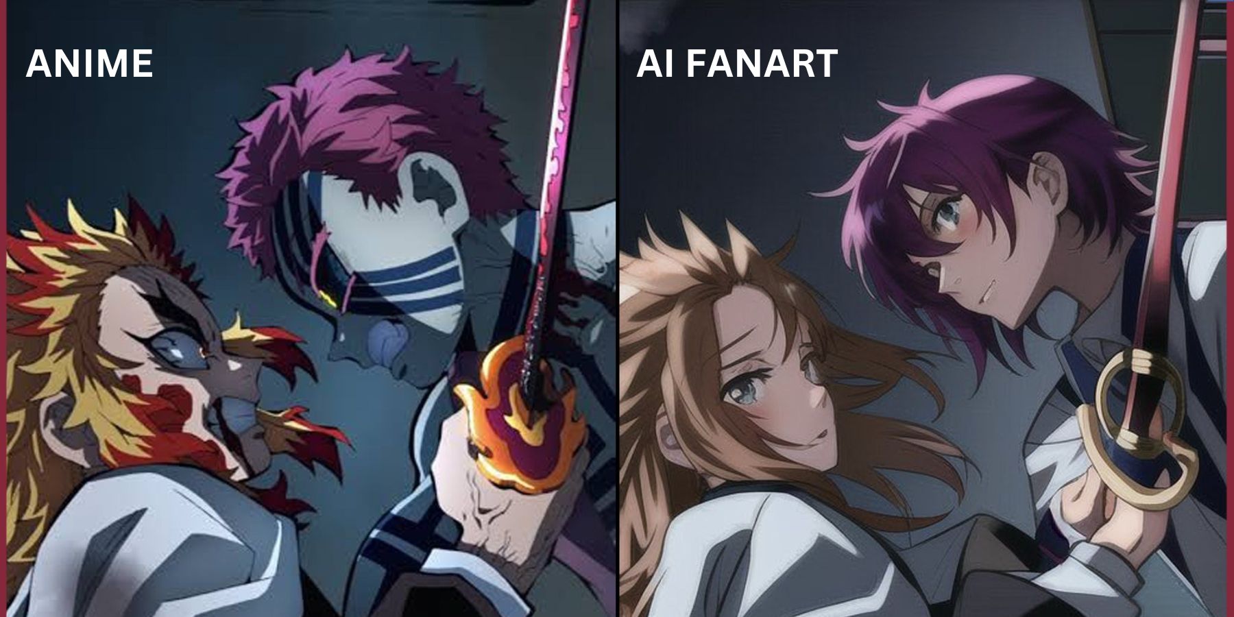 Bất ngờ khi các anime nổi tiếng được vẽ lại bởi AI - Trông đẹp đến bất ngờ!