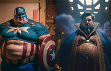 Hài hước với loạt ảnh các siêu anh hùng nổi tiếng... bị "thừa cân" 