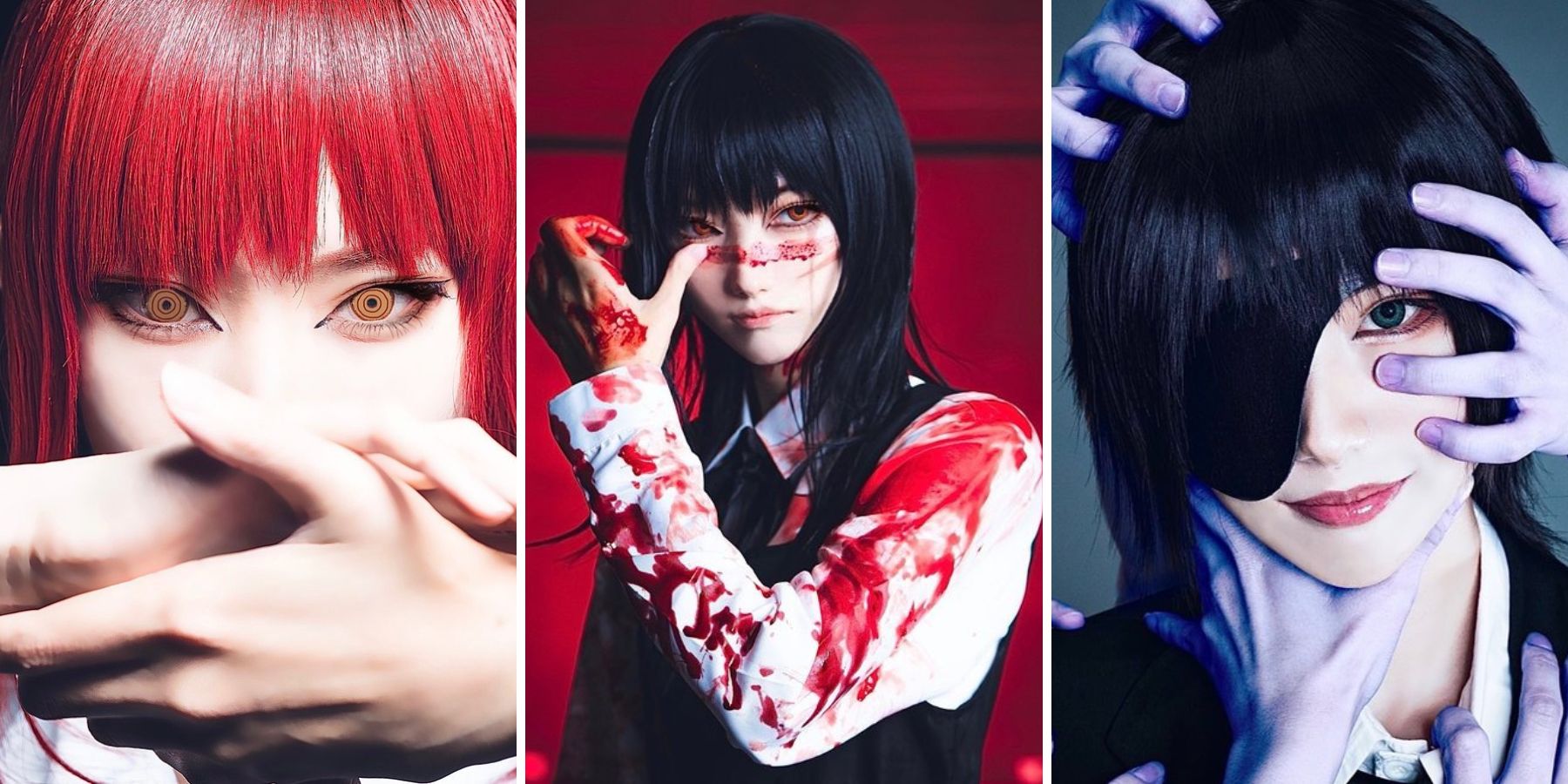Kinh hãi với loạt ảnh cosplay Makima, Himeno, Asa Chainsaw Man siêu thực đầy ma mị!