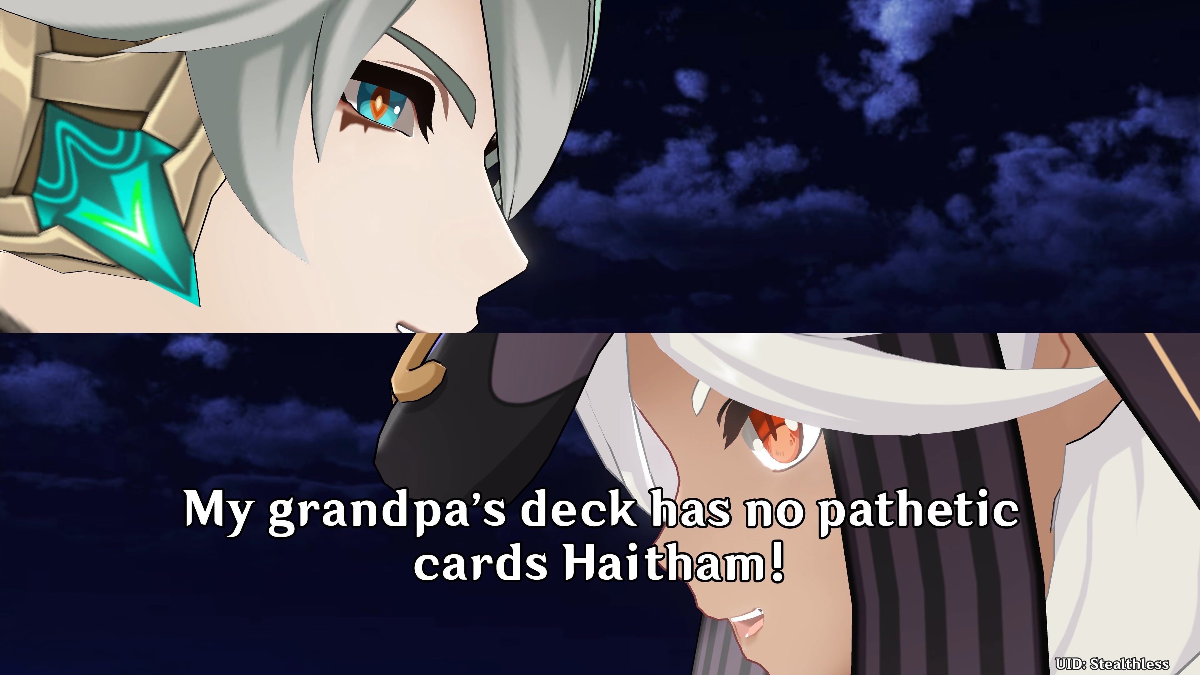 Genshin Impact TCG: Khi Cyno và Alhaitham tái hiện phân đoạn nổi tiếng trong Yu-Gi-Oh