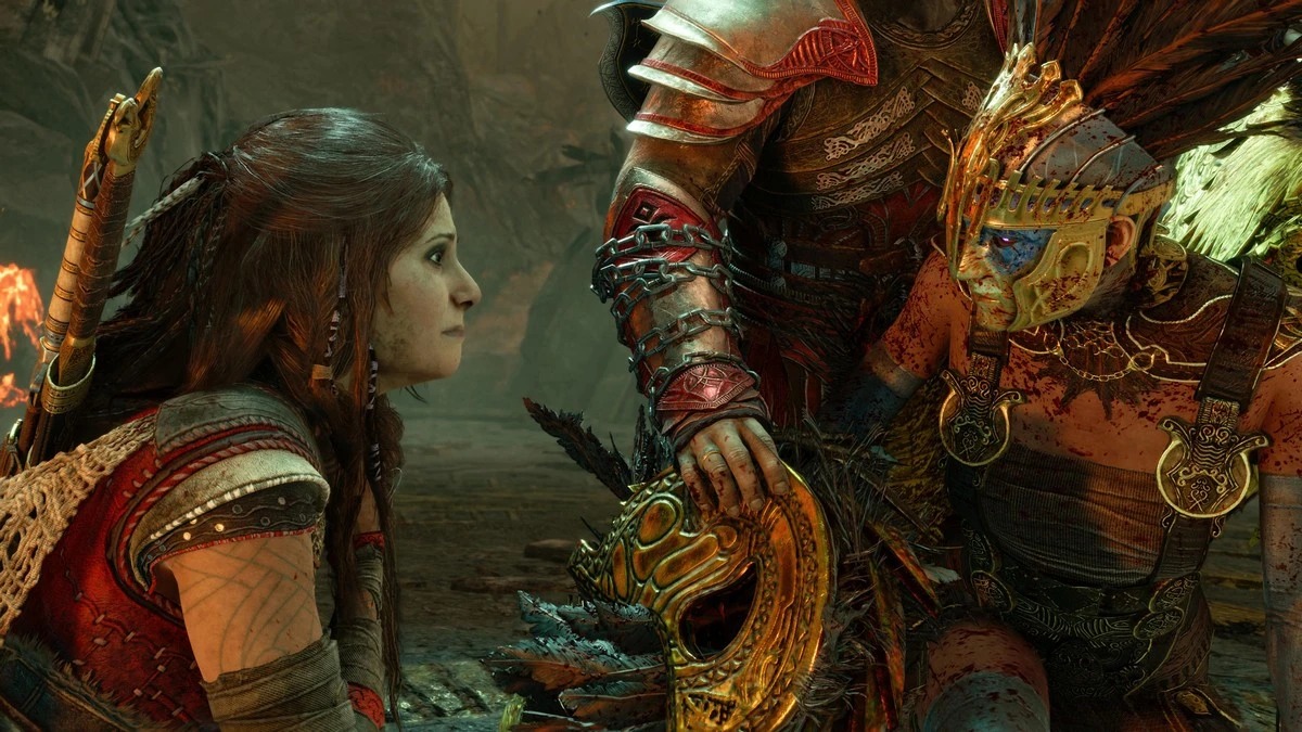 Game thủ God of War Ragnarok bán hành Nữ hoàng Valkyrie Gná ở độ khó cao nhất