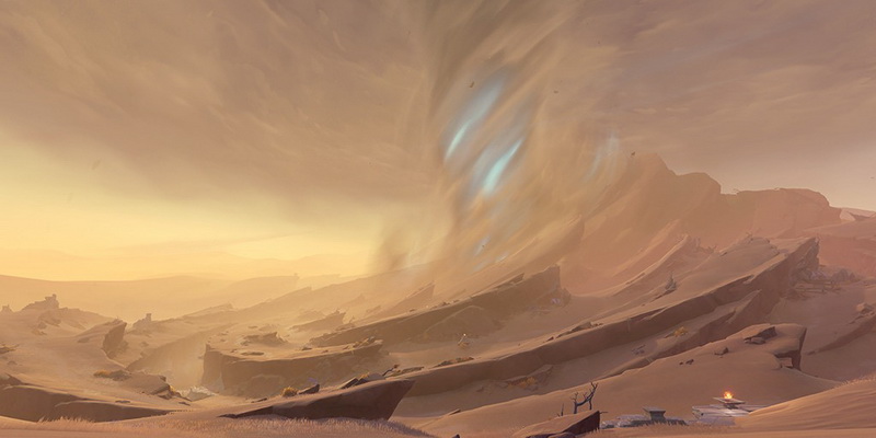 Genshin Impact: Leaker hé lộ hình ảnh bản đồ 3.4 mới - Tiếp tục hang động và Sa mạc khổng lồ