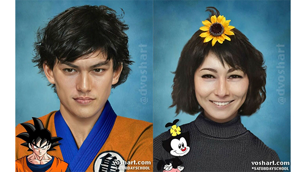Loạt nhân vật hoạt hình, anime nổi tiếng những năm 90 bước ra ngoài đời thực sẽ trông như thế nào?