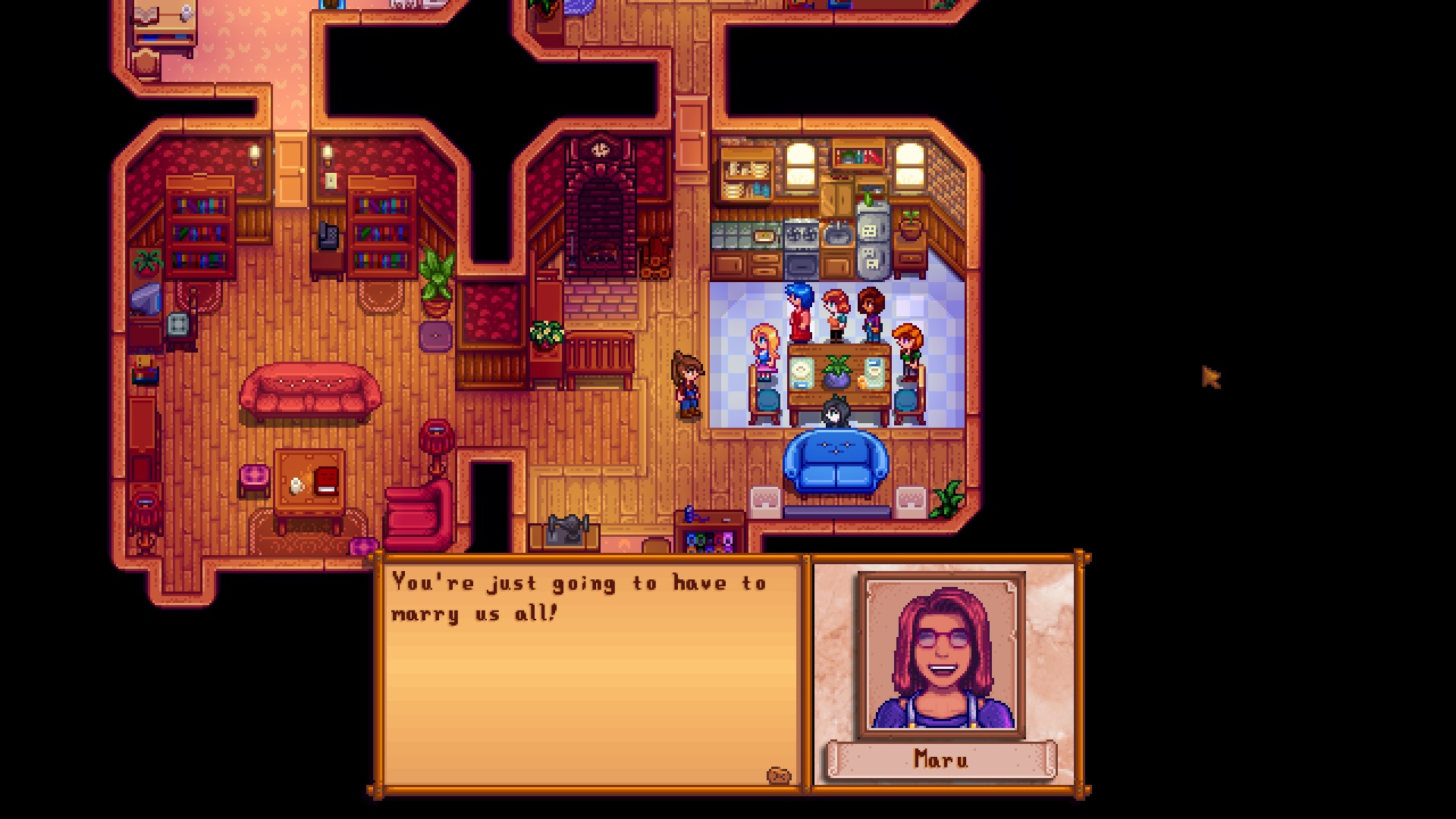 Fan Stardew Valley tung bản Mod cho phép người chơi ... lập dàn Harem trong game