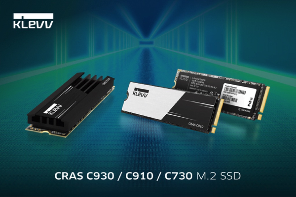 KLEVV cho ra mắt ba mẫu ổ cứng SSD M.2 NVMe mới 