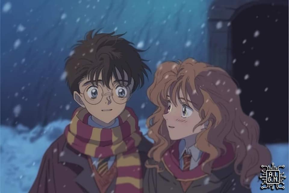 Download Harry Potter Anime Gender-Bender Wallpaper | Wallpapers.com