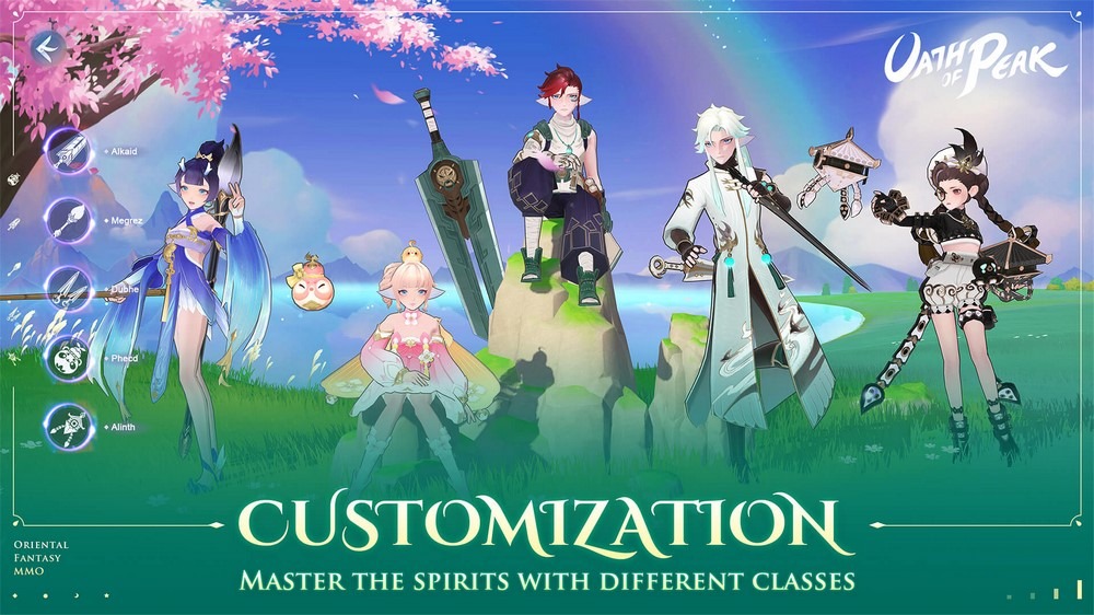 Oath of Peak - tựa game MMORPG có tính năng hẹn hò chính thức mở đăng kí toàn cầu