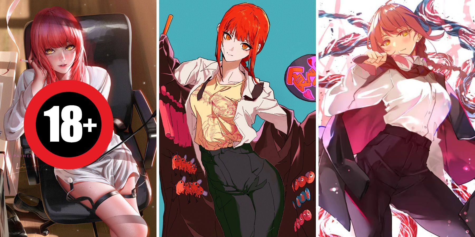 Bất ngờ loạt fanart Makima Chainsaw Man hơi khác bản gốc nhưng fan vẫn 'gâu gâu' ầm ầm!