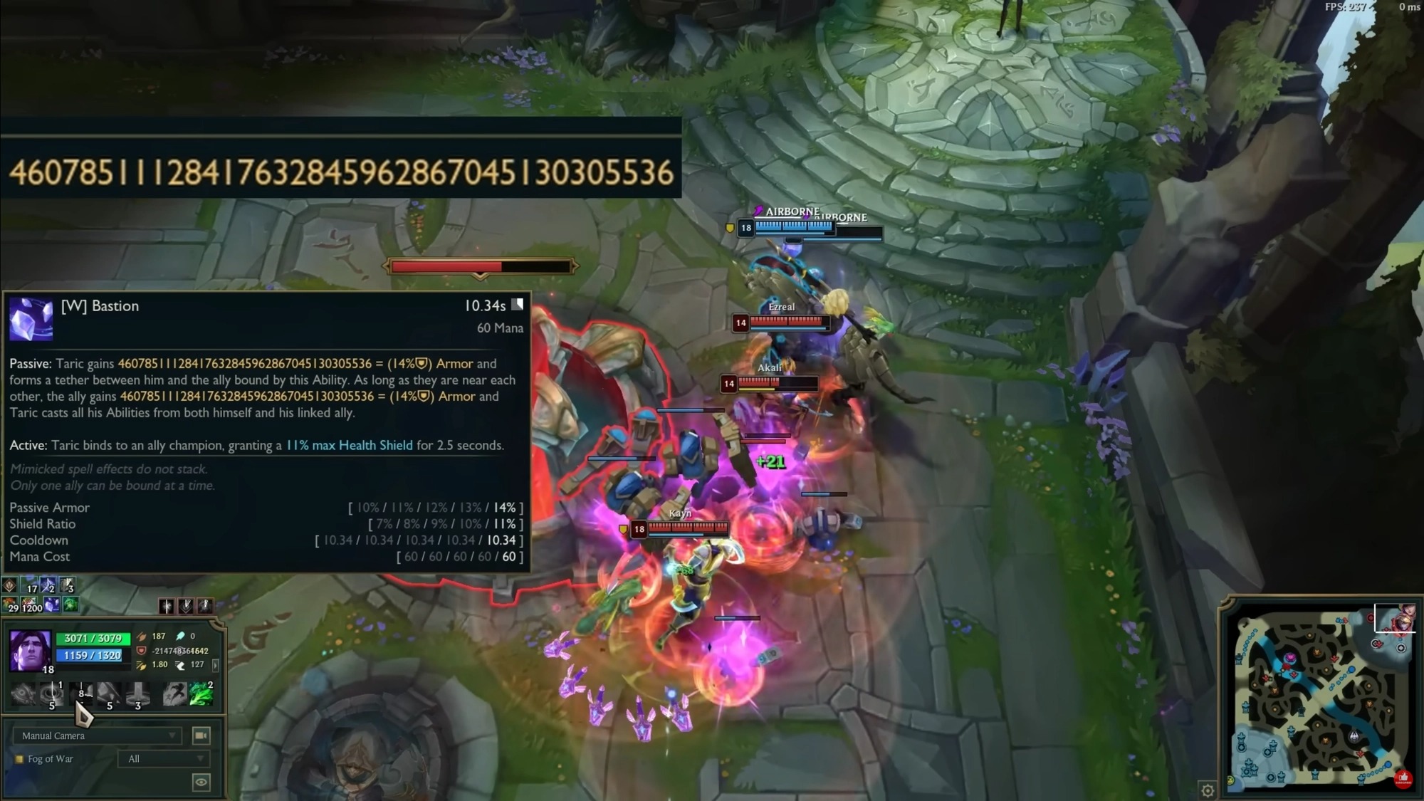 LMHT: Rell và Taric có thể tạo ra 46 tỷ tỷ chỉ số giáp nhờ vào bug mới tại Tiền Mùa Giải 2023