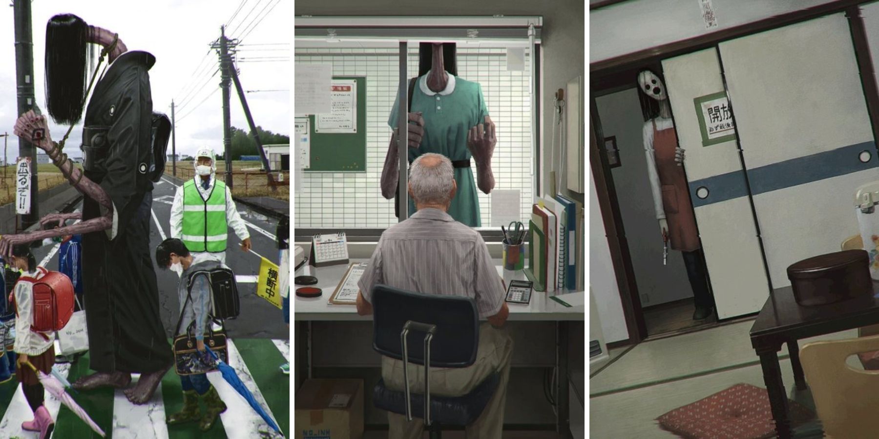 Khiếp đảm với những hình vẽ tưởng thật mà giả cực ma mị kinh dị Nhật Bản