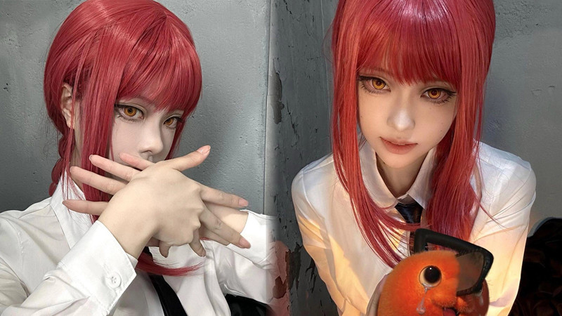 Marvel at the Makima cosplay in Chainsaw Man which is rated better than the original