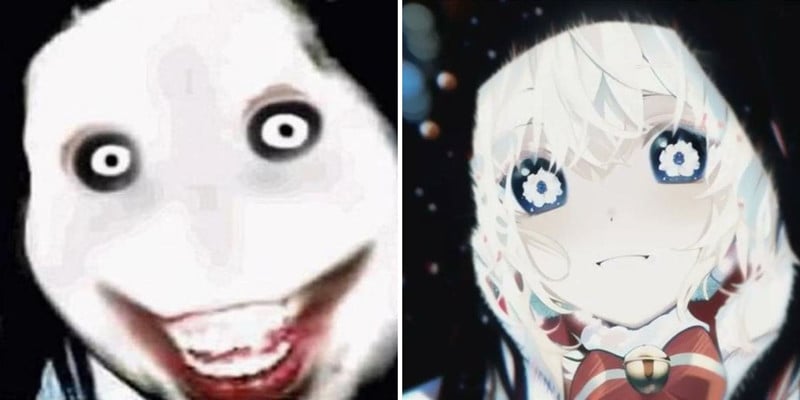 The movement of anime girl pictures from Creepypasta images makes the community ‘simp’ strong!