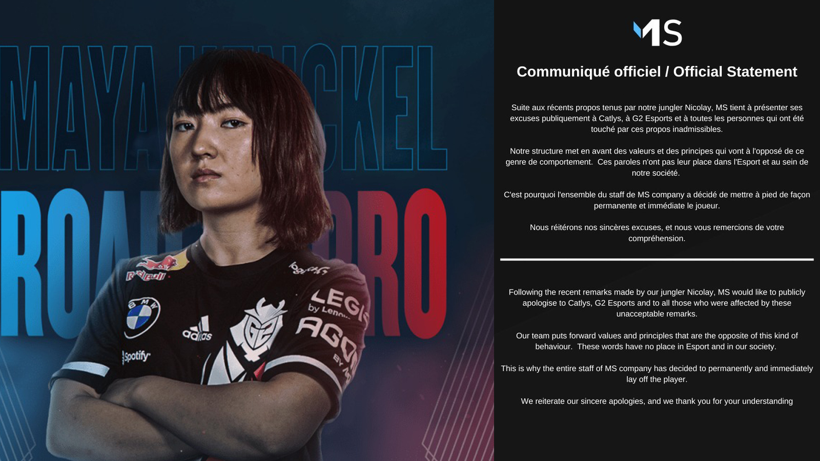 LMHT: Tuyển thủ châu Âu bị sa thải ngay lập tức vì có hành vi phân biệt giới tính trong rank