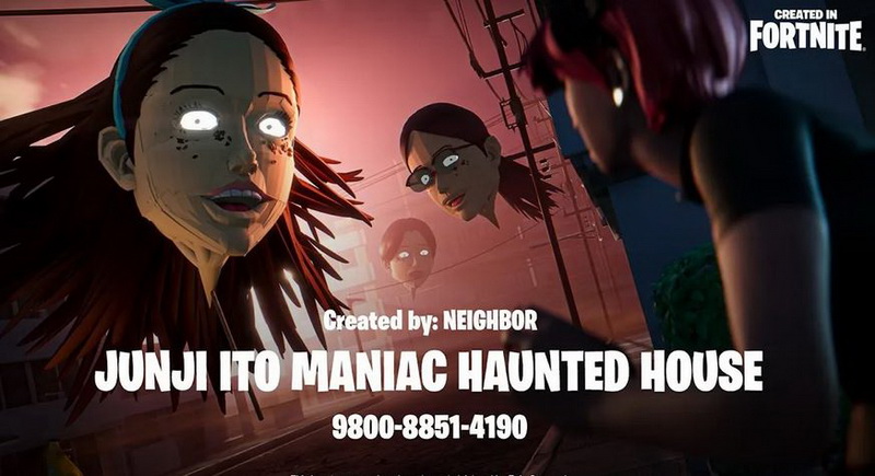 Truyện kinh dị của Junji Ito được đưa vào làm Map Chế độ Kinh dị đặc biệt trong Fornite