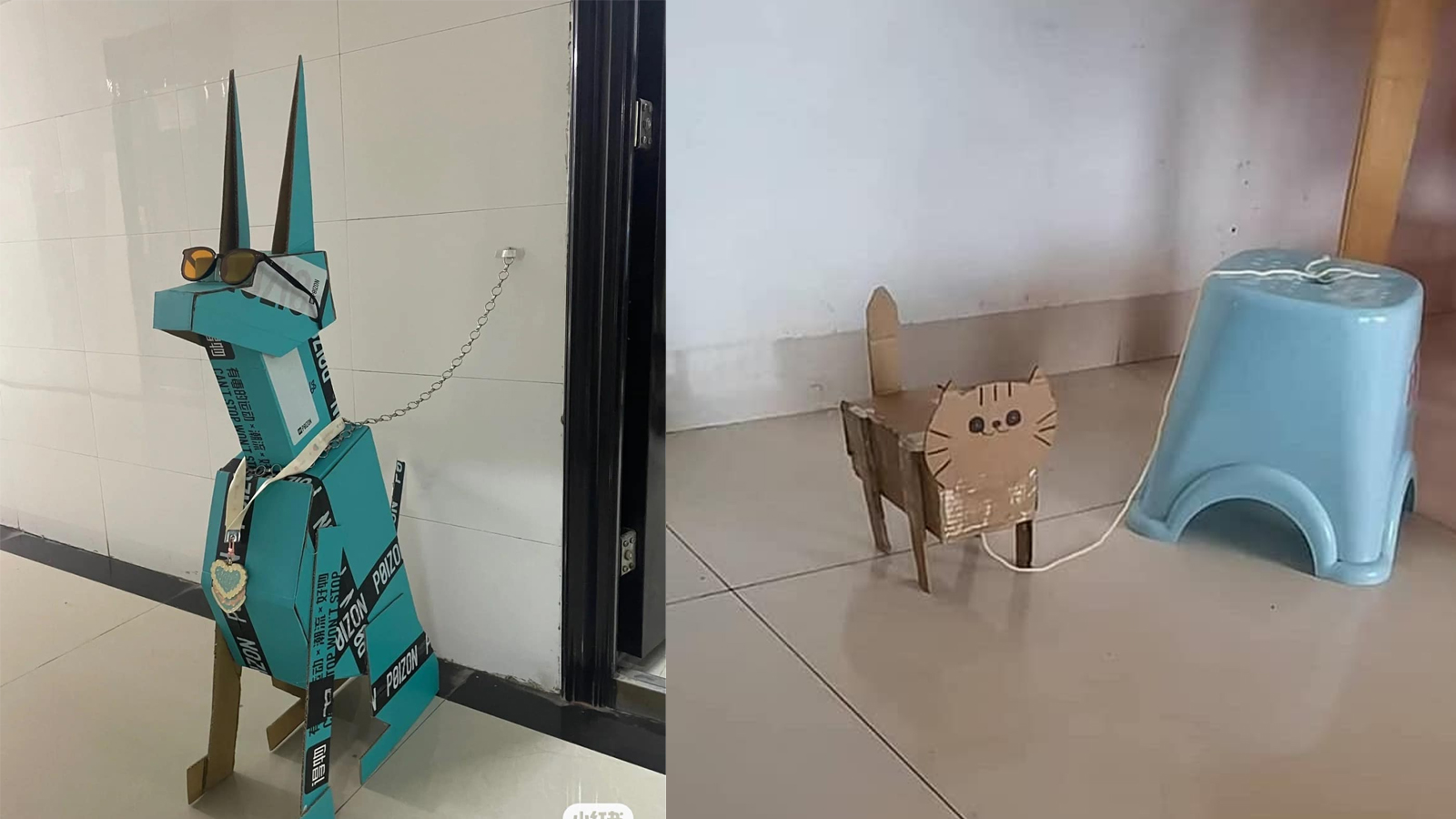 Không được nuôi thú cưng trong ký túc xá, sinh viên tự làm dàn thú cưng bằng giấy cực sáng tạo