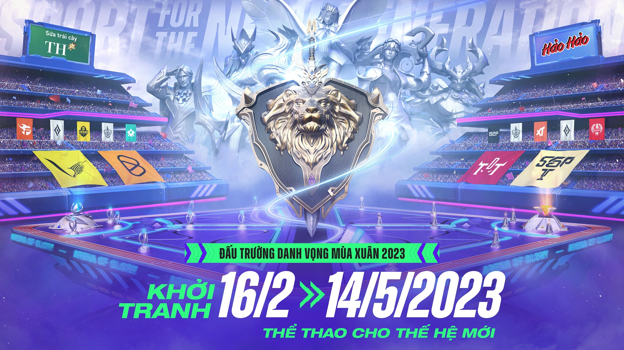 Chính thức khởi tranh giải đấu Liên Quân Mobile - Đấu trường Danh Vọng Mùa Xuân 2023