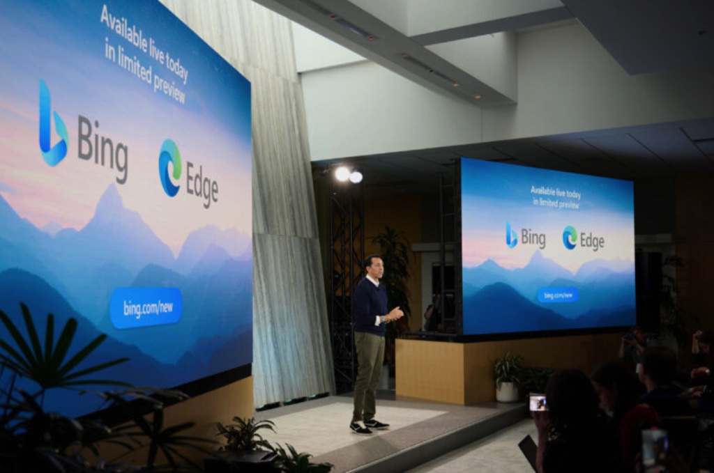 Microsoft tích hợp AI mạnh hơn ChatGPT vào trình duyệt Bing và Edge