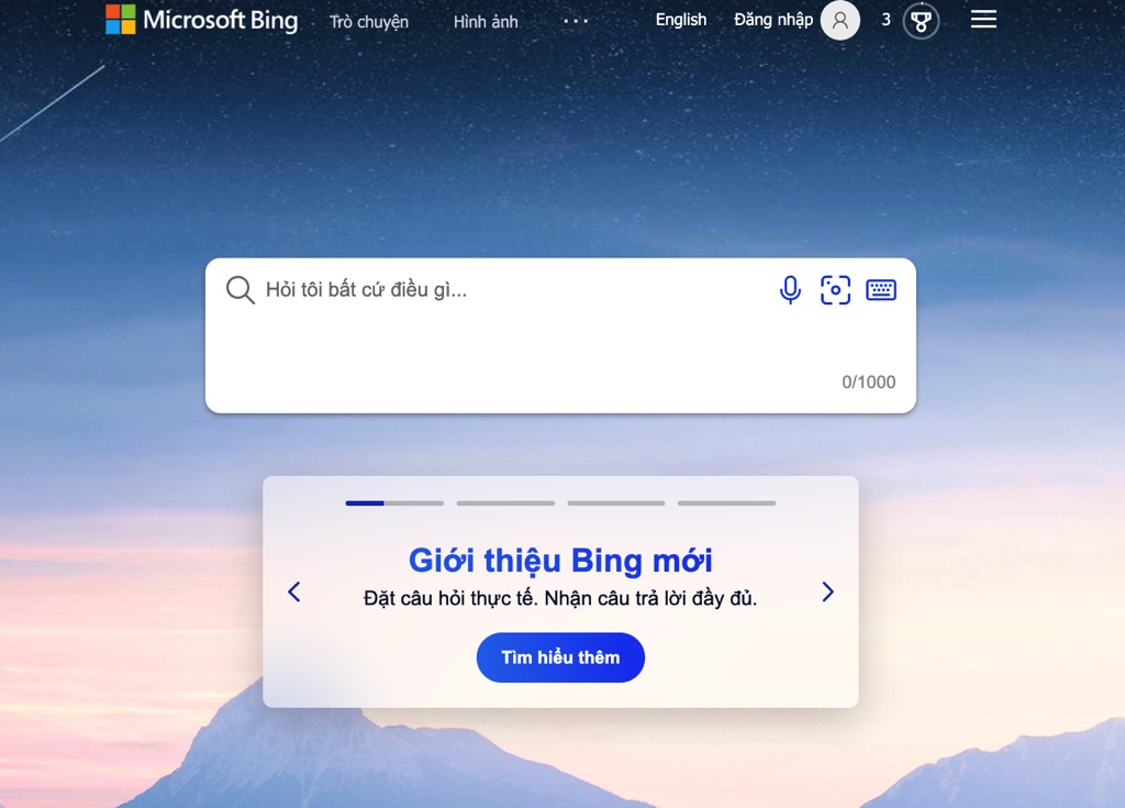 Hướng dẫn cách đăng ký và sử dụng Bing AI Chatbot của Microsoft