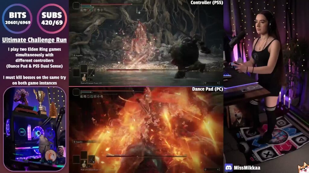 Elden Ring: Nữ streamer lập kỷ lục khi tiêu diệt 2 con boss Malenia trên 2 bộ điều khiển khác nhau