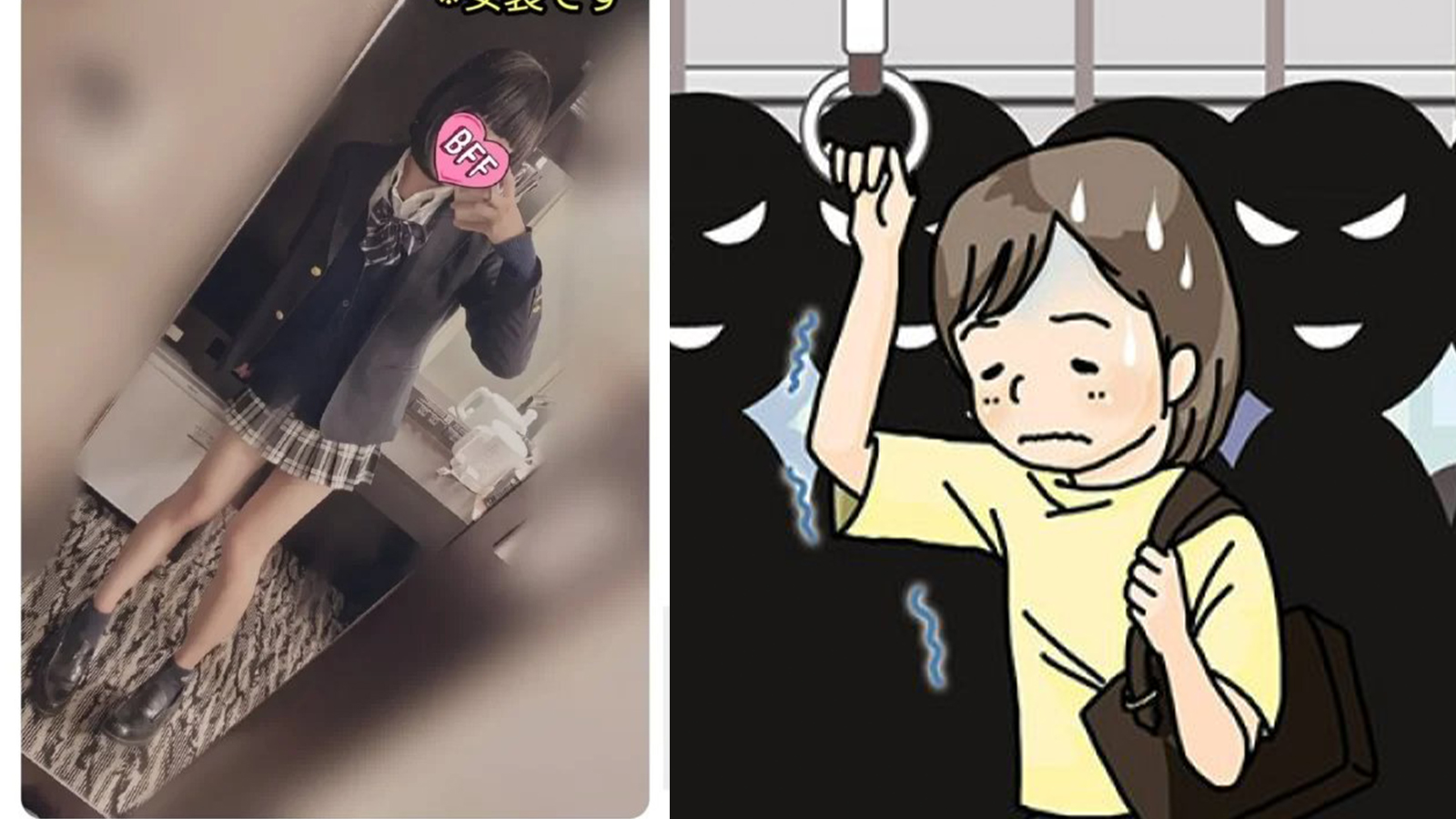 Giả dạng nữ sinh để phản đối quấy rối, nam thanh niên số nhọ trở thành nạn nhân bị quấy rối