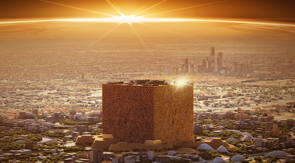 Arab Saudi xây dựng toà nhà "hình lập phương" có thể chứa 20 toà nhà Empire State