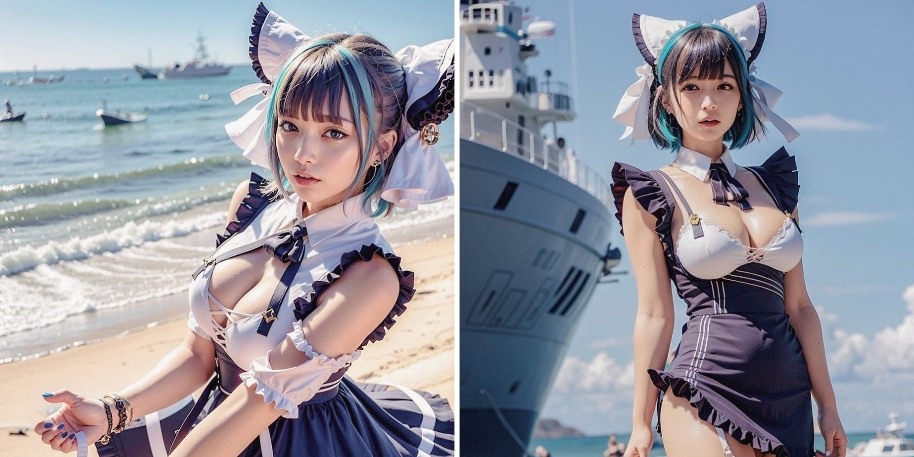 CĐM sửng sốt với loạt hình ảnh hầu gái do AI vẽ nhưng cực giống người thật!