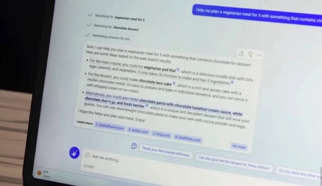 Microsoft "quay xe" nới lỏng hạn chế hội thoại trên Bing AI