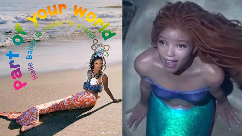 Halle Bailey confuses viewers with extremely confusing Mermaid photos