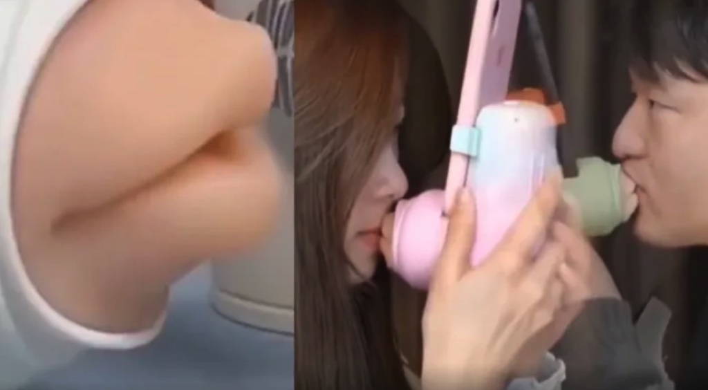 Thiết bị mới của Trung Quốc cho phép người dùng hôn online người yêu ở mọi lúc mọi nơi