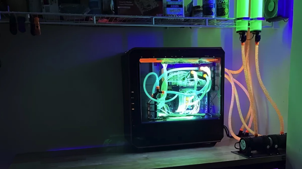 Chiêm ngưỡng dàn PC khủng: Sử dụng 30 mét ổng dẫn và 69 water blocks để tản nhiệt