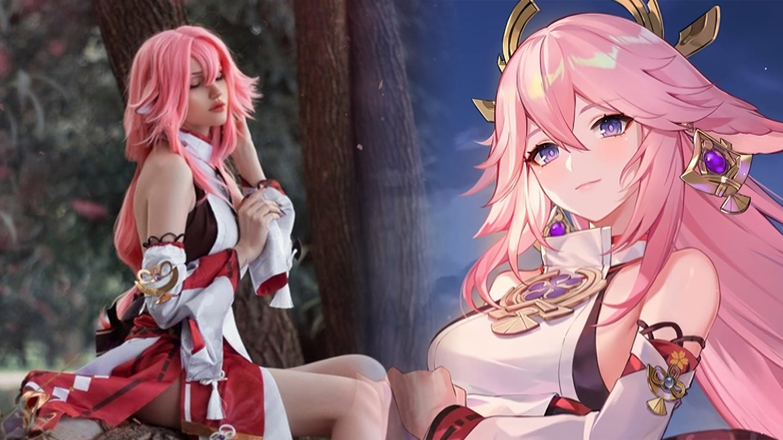 Nữ cosplayer người Nga hóa thân thành Yae Miko khiến game thủ không khỏi mê mẩn