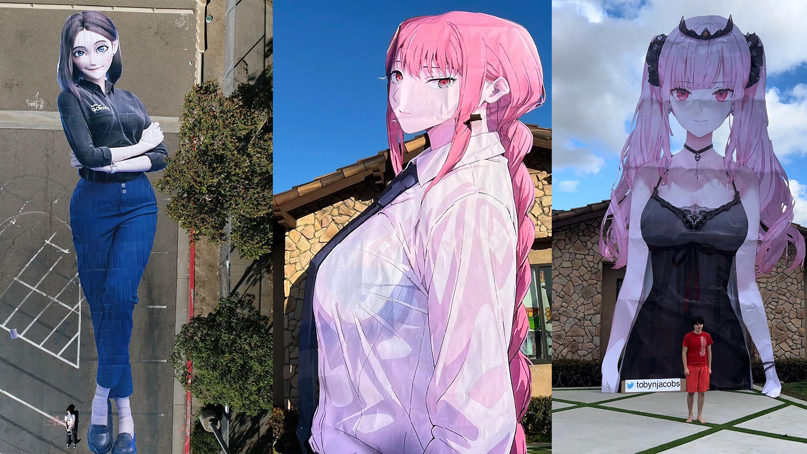 Tạo nên những tấm áp phích Anime siêu to khổng lồ, anh chàng nhận mưa lời khen từ cư dân mạng