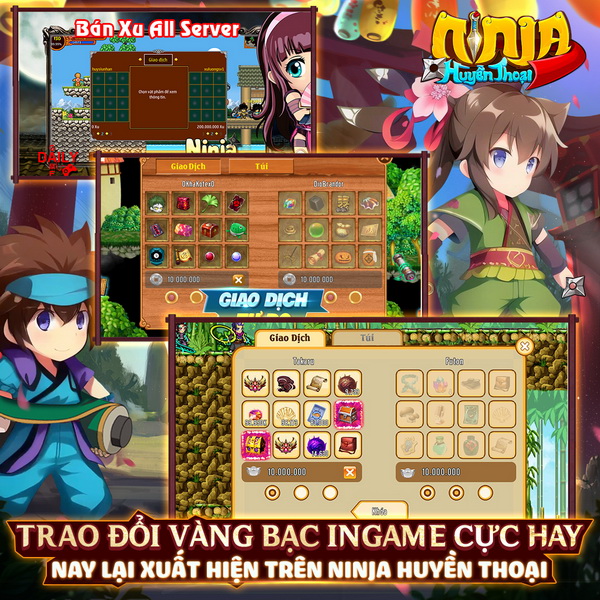 Hướng dẫn cách nhập và tổng hợp Giftcode Ninja Origin - Ninja Huyền Thoại mới nhất năm 2023