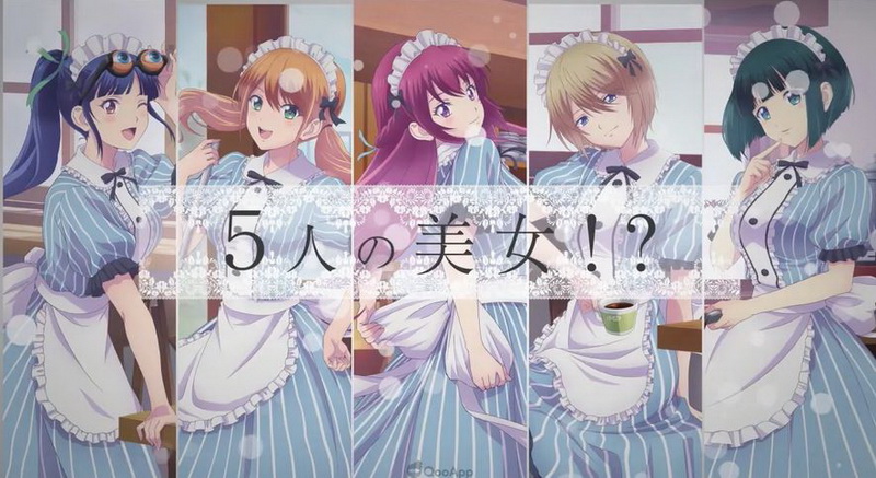 Bộ truyện Quán Cà Phê Nữ Thần tung trailer anime mới và ấn định ngày ra mắt chính thức