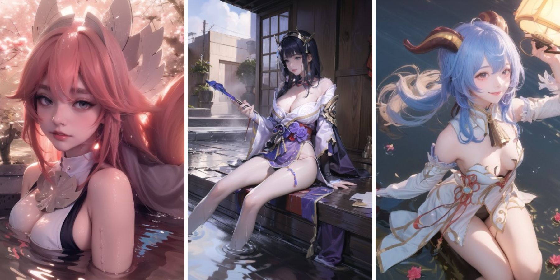 CĐM si mê loạt ảnh AI art waifu Genshin Impact cực đẹp: Đã xinh nay lại càng xinh thêm!