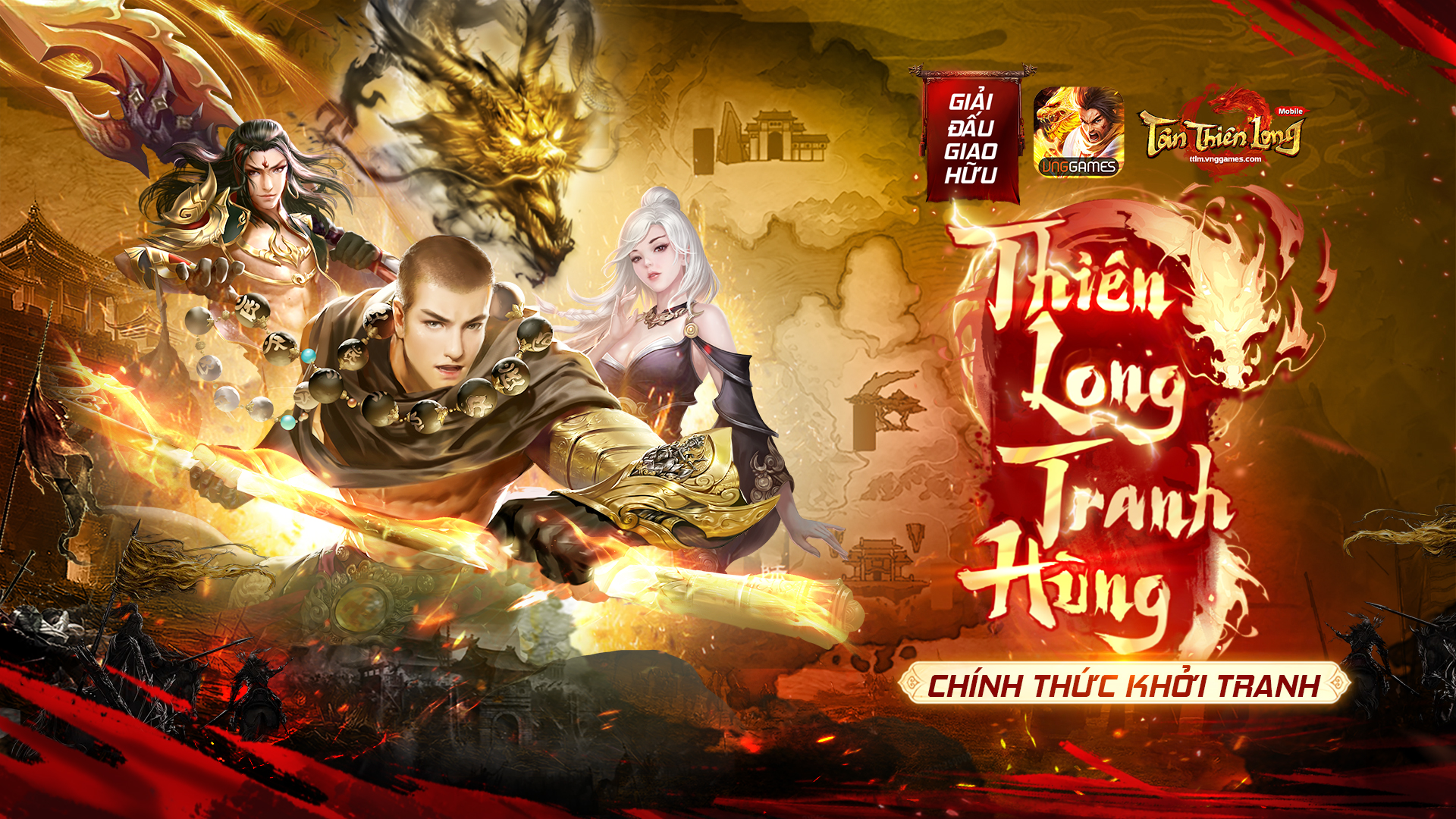 Đã có thể đăng ký đấu giao hữu Thiên Long Tranh Hùng tại S130 Tân Thiên Long Mobile VNG 