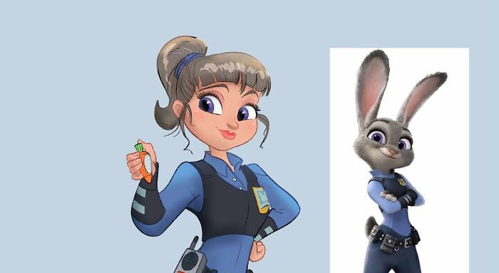 Khi các loài vật trong phim Disney được biến hóa thành con người