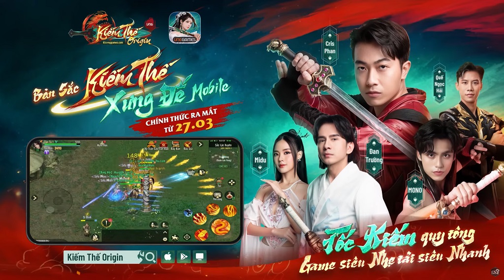 Cris Phan – chàng trai “đa nhiệm” trở thành đại sứ của tựa game Kiếm Thế Origin