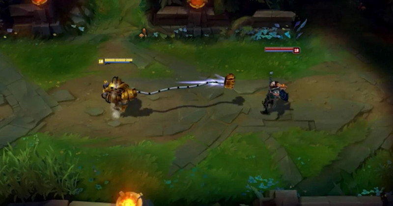 League of Legends: LPL players guide how to pull Q to hit Blitzcrank with a very familiar game