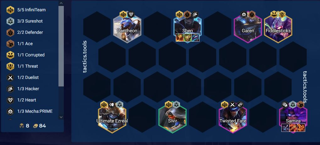 DTCL Mùa 8.5: Hướng dẫn Top đội hình Biệt Đội Vô Cực Ezreal mạnh nhất bản 13.10 Rank Cao Thủ