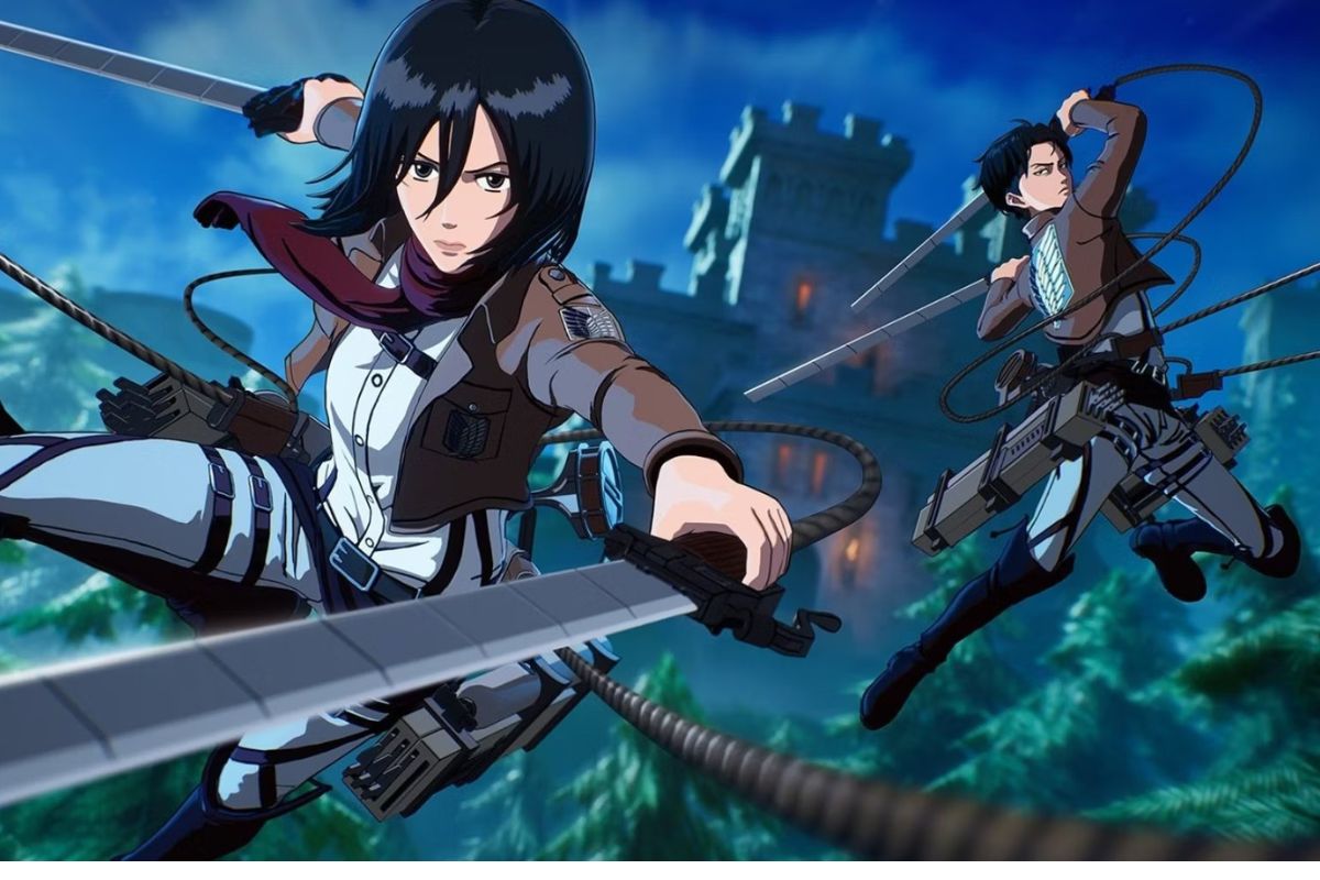 Levi Ackerman và Mikasa theo chân Eren Jeager "chuyển sinh" trong Fortnite