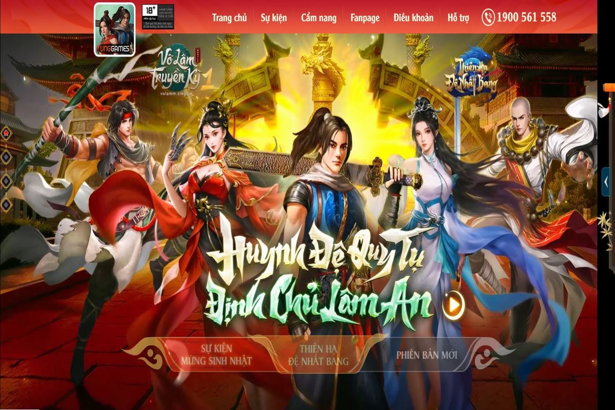 Võ Lâm Truyền Kỳ 1 Mobile tái khởi động giải đấu Thiên Hạ Đệ Nhất Bang mừng sinh nhật 2 tuổi 