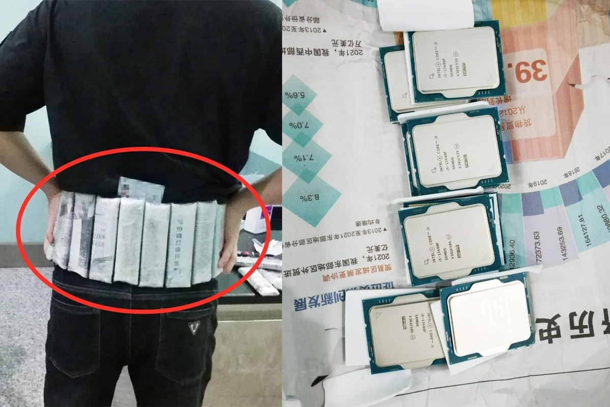Bắt giữ người đàn ông tuồn 239 chip Intel Core i5 13400F vào Trung Quốc