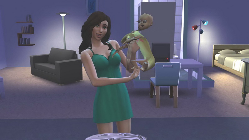 The Sims 4 xuất hiện Bug mới, biến em bé thành quái vật biến dạng