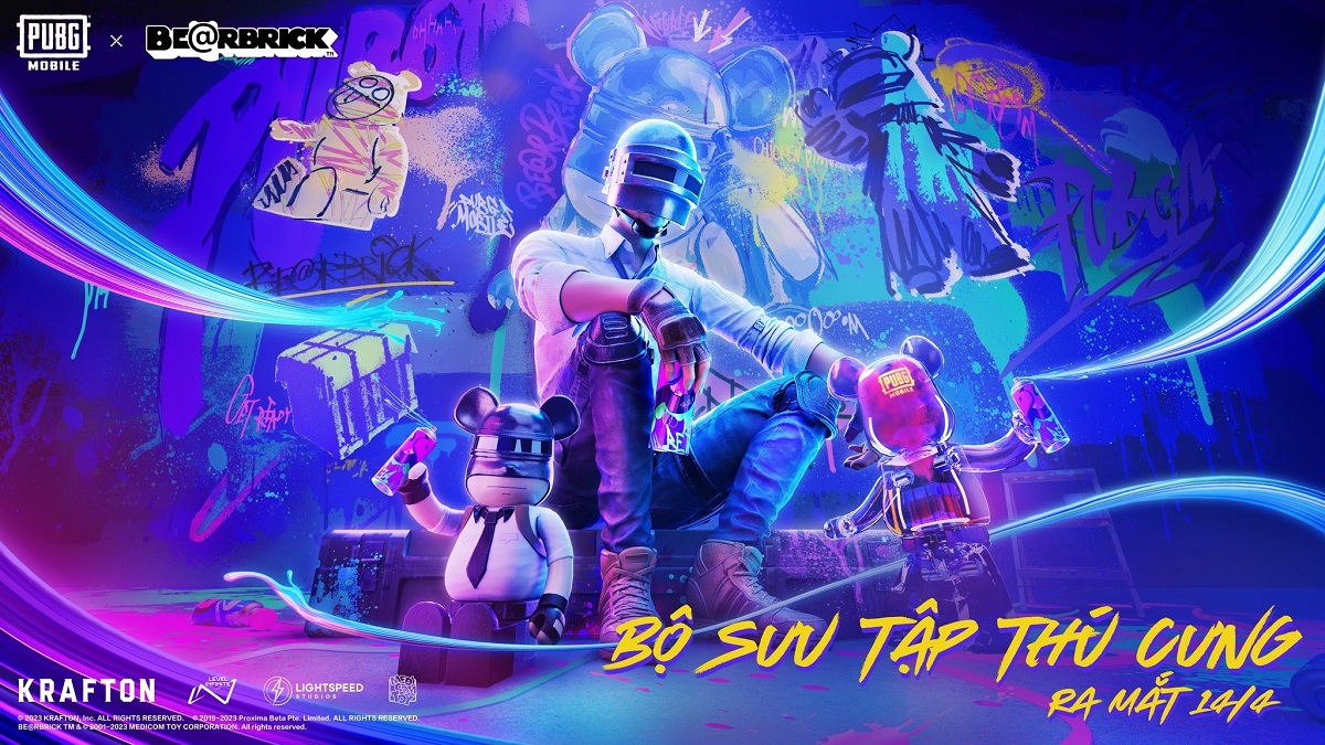 PUBG Mobile hợp tác BE@RBRICK và ra mắt bộ sưu tập mô hình bản giới hạn